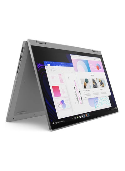 اشتري IdeaPad Flex 5 14ALC05 Laptop With 14-Inch FHD Display, AMD Ryzen 7 5700U Processor / 8GB RAM / 512GB SSD / Integrated AMD Radeon Graphics / Windows 11 Home / اللغة الإنجليزية رمادي بلاتينيوم في الامارات