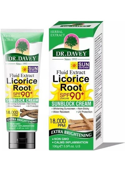 Buy Licorice Root Sunblock Cream 100grams in Saudi Arabia
