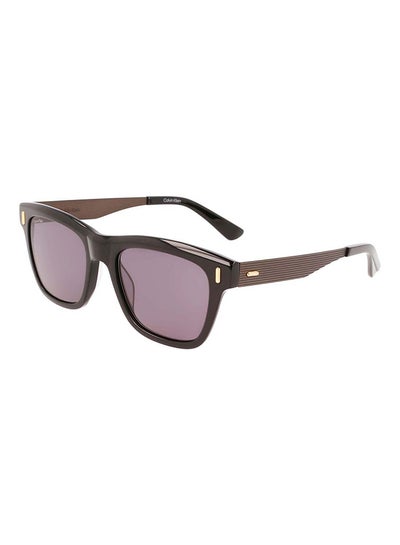 Buy Men's Full Rim Acetate Modified Rectangle  Sunglasses CK21526S-001-5319 in Saudi Arabia