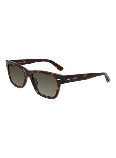 Buy Men's Full Rim Acetate Modified Rectangle  Sunglasses  CK21528S-220-5318 in Saudi Arabia