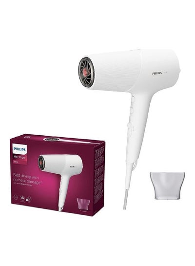 Buy BHD500 Hair Dryer With ThermoProtect And Fast Drying 2100 Watt White in Egypt