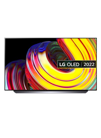 اشتري تلفزيون OLED مقاس 65 بوصة من سلسلة CS بتصميم شاشة سينمائية وبجودة 4K، ويدعم تقنية HDR ونظام ويب مع تقنية الذكاء الاصطناعي ثينكيو، وخاصية تعتيم البكسل OLED65CS6LA أسود في الامارات