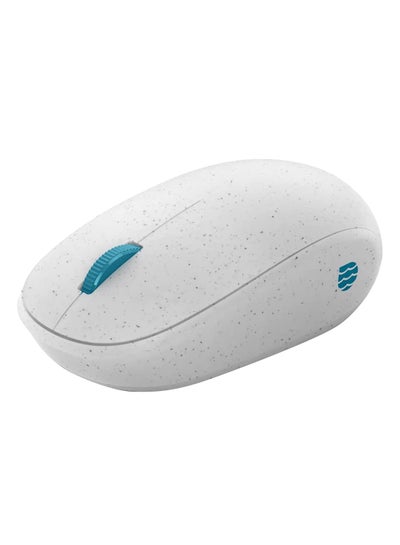 Buy Ocean Plastic Mouse Made from 20% Recycled Ocean Waste, Comfortable Design, Right/Left Hand Use, Wireless Bluetooth Mouse for PC/Laptop/Desktop, Works with for Mac/Windows Computers White in Saudi Arabia