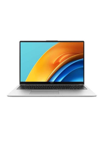 Buy MateBook D 16 With 16-Inch Non-Touch Display, 12th Gen Intel Core i5-12450H Processor/8GB RAM/512GB SSD/Intel UHD Graphics/Windows 11 Home/ English/Arabic Mystic Silver in UAE