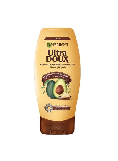 Buy Ultra Doux Avocado Oil And Shea Butter Nourishing Conditioner White 400ml in UAE