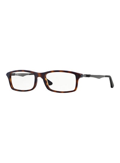 Buy Men's Rectangular Shape Eyeglass Frame Rx7017 5200 52 - Lens Size: 52mm - Brown in UAE