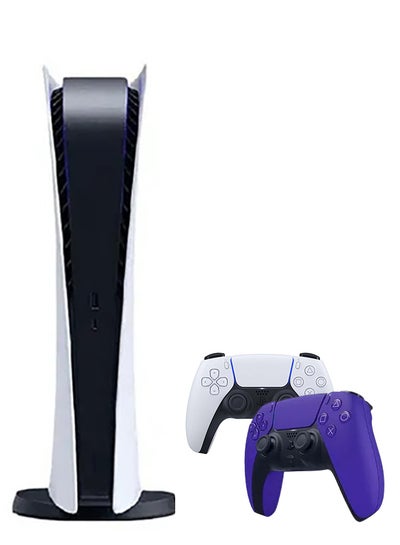 Buy PlayStation 5 Digital Edition Console With Extra Purple Controller in UAE