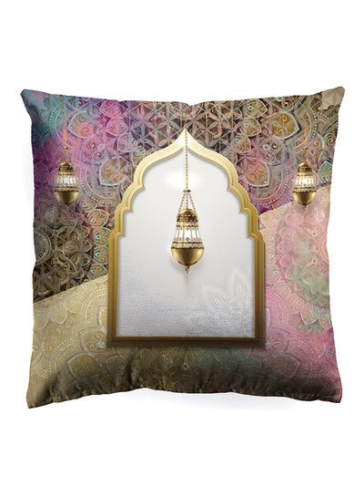 Buy Decorative Cushion , Size 45X45 Cm Rida - 100% Cotton Cover Microfiber Infill Bedroom Or Living Room Decoration Festive Rida Standard Size in UAE