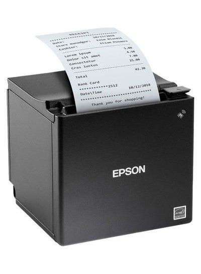 Buy Compact mPOS Receipt Printer TM-m30II (122A0) Black in Saudi Arabia
