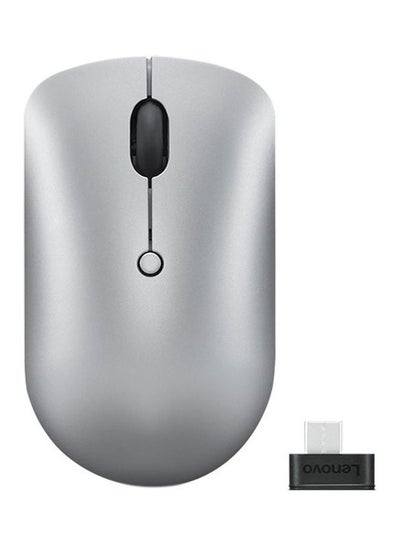 Buy 40 USB Type-C Compact Wireless Mouse With Battery Grey in UAE