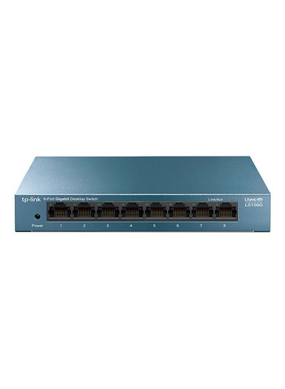 Buy LiteWave 8-Port Gigabit Desktop Switch Blue in Saudi Arabia