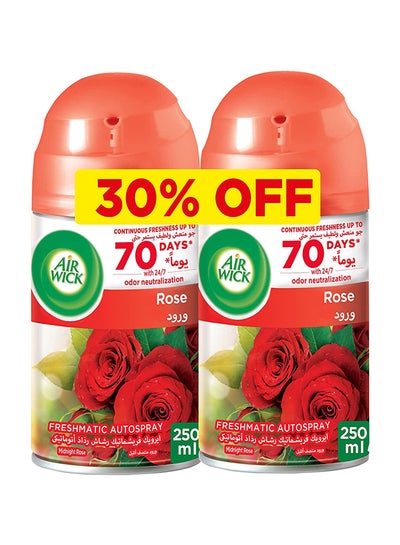 Buy Freshmatic Refill, Midnight Rose, Pack Of 2 250ml in Saudi Arabia