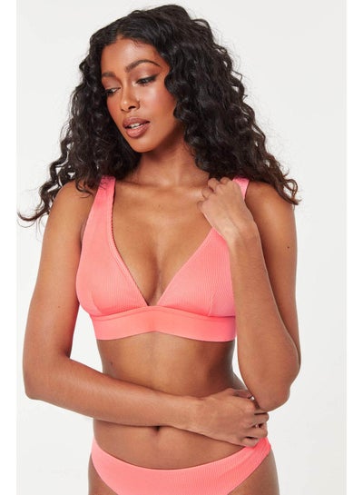 Buy High Apex Triangle Bikini Top Orange in Saudi Arabia