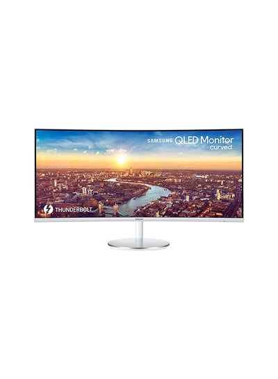 اشتري C34J791 34-Inch QHD Ultrawide Curved Monitor With Thunderbolt 3, Mac Ready Black في الامارات