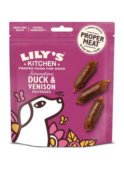 اشتري Scrumptious Duck And Venison Sausages Multicolour 70جم في الامارات