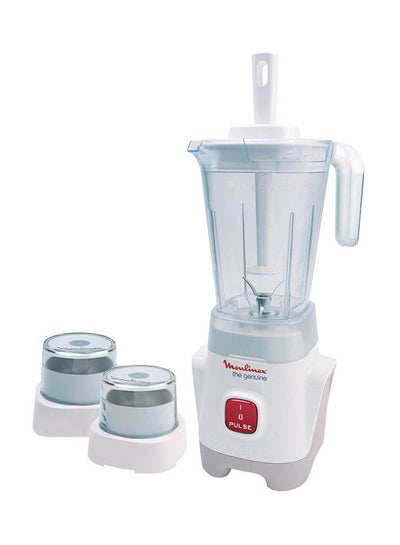 Buy Genuine Blender With Grinder And Grater, 1.25 L 400 W LM2421EG White in Egypt