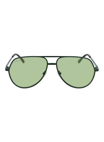 Buy Full Rim Metal Aviator Sunglasses L250Se 6014 (301) Matte Green in Saudi Arabia
