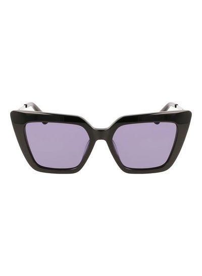 Buy Women's Full Rim Acetate Square Sunglasses CK22516S 5417 (001) Black in UAE