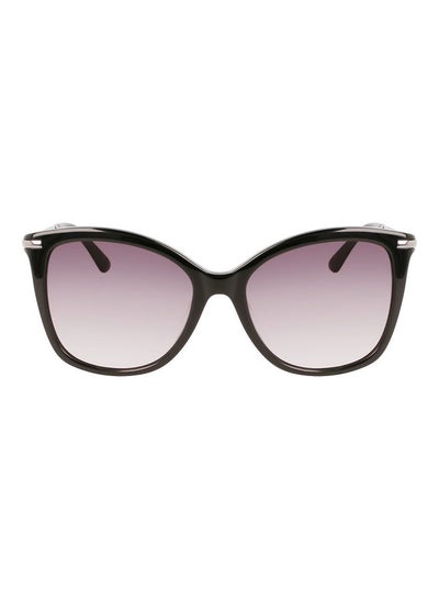 Buy Women's Full Rim Acetate Butterfly Sunglasses CK22514S 5518 (001) Black in Saudi Arabia