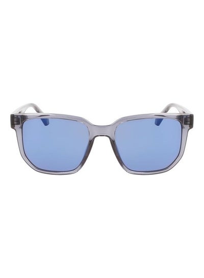 Buy Men's Full Rim Injected Square Sunglasses CKJ22611S 5519 (050) Grey in UAE