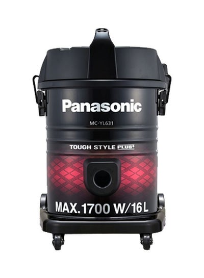 اشتري مكنسة كهربائية 16 L 1700 W MC-YL631 أسود/أحمر في السعودية