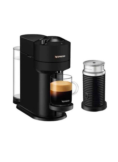 اشتري ماكينة صنع القهوة فيرتو نيكست مع ماكينة صنع رغوة الحليب آوريوتشينو 3 1.1 L 1400.0 W GCV1-GB-MB-NE/3694BK أسود في الامارات
