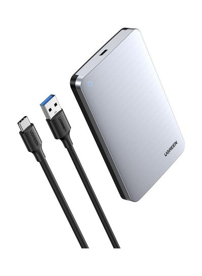 Buy USB C Hard Drive Enclosure Aluminum 2.5 inch USB 3.1 Type C to SATA 2.5 Disk Case External Reader Gen 2 Thunderbolt 3 UASP for 7mm 9.5mm MacBook Laptop PS4 TV 6.0 TB in Egypt