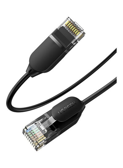 اشتري Ethernet Cable High Speed 10Gbps CAT6a Network Cord Ultra Slim LAN RJ45 Wire Gigabit Lead Compatible with PS5/4 Xbox One/Series WiFi Box Smart TV Router Hub-3M Black في مصر