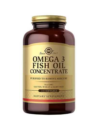 اشتري عبوة أوميغا 3 من زيت السمك المركز مكونة من 240 كبسولة هلامية في الامارات