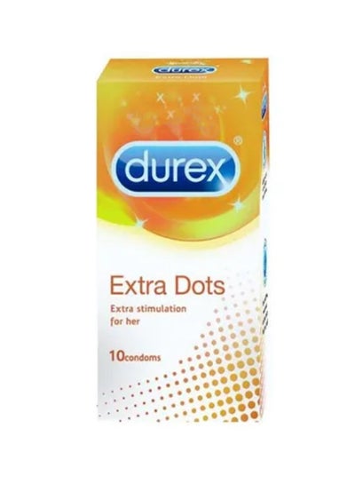 Buy 10-Piece Extra Dots Condoms in UAE