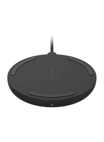 Buy Belkin Boost Charge Wireless Charging Pad 10W (Qi-Certified Fast Wireless Charger for iPhone 13, 13 Pro, 13 Pro Max, 13 mini and Earlier Models, Samsung, Google, More), Black – Wall Plug Not Included Black in UAE