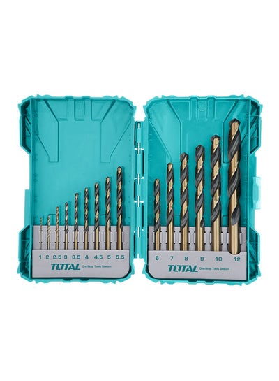 اشتري 15Pcs Hss  Drill Bits Set From Multicolour 1mm-12mm في مصر