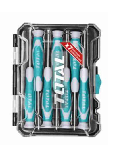 Buy 7Pcs Precision Screwdriver Set Teal / Grey in Egypt