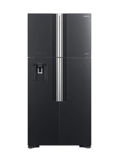 Buy 4 Door Side By Side Refrigerator R-W660PS7 GGR Black in Saudi Arabia