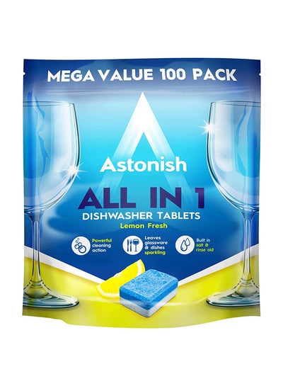 Buy All In 1 Dishwasher Tablets - 100 Tabs in UAE