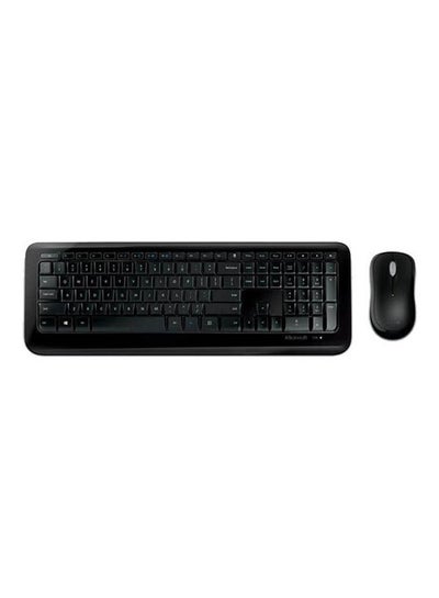اشتري لوحة مفاتيح وماوس لاسلكيين 850 للكمبيوتر المكتبي أسود في السعودية