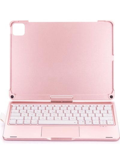 Buy Wireless Keyboard with TouchPad for iPad Air4 2020/2018 Pro 11 Rose Gold in UAE