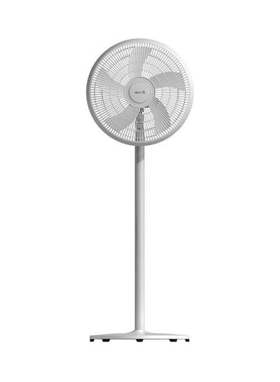 Buy Electric Cooling Fan With 5 Blades And 3 Fan Speed Mode Auto Rotate Left & Right Smooth Airflow Strong Gust Lightweight Floor Fan 40.0 W FD15 White in UAE