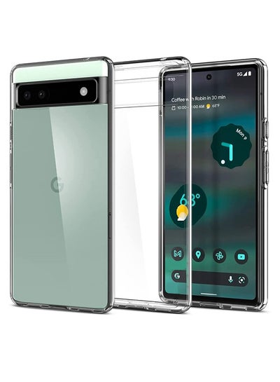 Buy Shockproof Ultra Slim Transparent Soft TPU Case Cover For Google Pixel 6a Clear in UAE