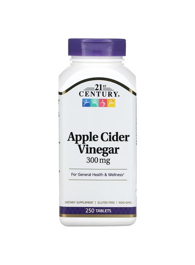 Buy Apple Cider Vinegar Metabolism Support 300 Mg - 250 Tablets in Saudi Arabia