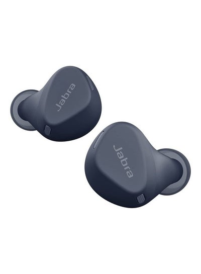 اشتري Elite 4 Active In-Ear Bluetooth Earbuds - True Wireless Ear Buds with Secure Active Fit, 4 built-in Microphones, Active Noise Cancellation and Adjustable HearThrough Technology Navy Blue في الامارات