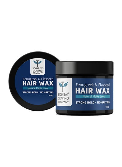 Buy Non-Sticky Strong Hold Hair Wax Blue 100grams in UAE
