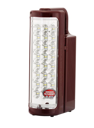 Buy LED Rechargeable Lantern Brown/Clear in UAE