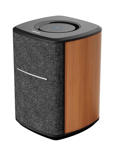 Buy MS50A -WiFi Smart Speaker Without Microphone Works with Alexa Supports AirPlay 2 Spotify Connect 40W RMS One-Piece Wi-Fi and Bluetooth Sound System Brown in UAE