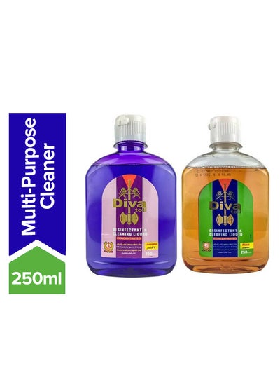اشتري Multipurpose Liquid Detergent Pine Scent Set - 2 Pieces Brown 250ml في مصر