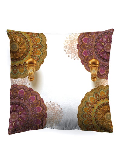 Buy Decorative Cushion , Size 45X45 Cm Zakat - 100% Cotton Cover Microfiber Infill Bedroom Or Living Room Decoration Zakat Standard Size in UAE