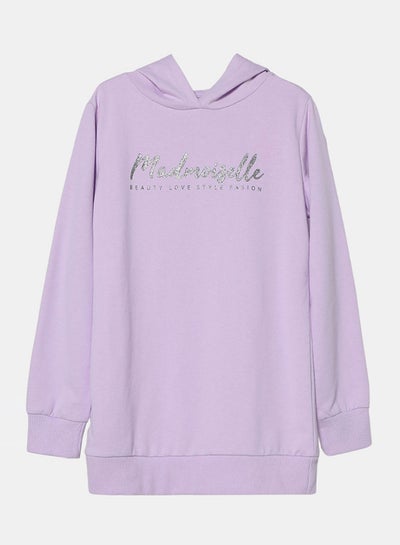 Buy Girls Hoodie Purple in UAE