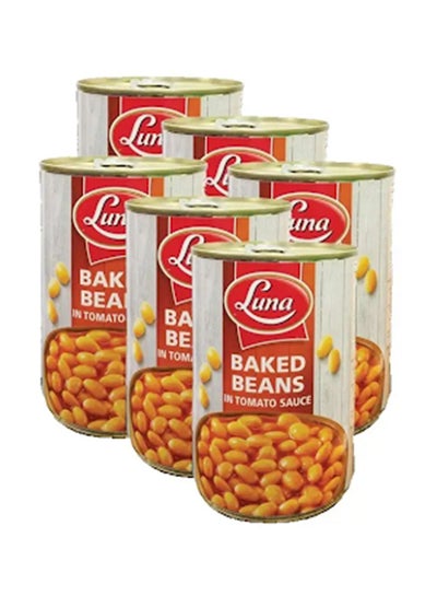 Buy Baked Beans In Tomato Sauce Value Pack 380grams Pack of 6 in UAE