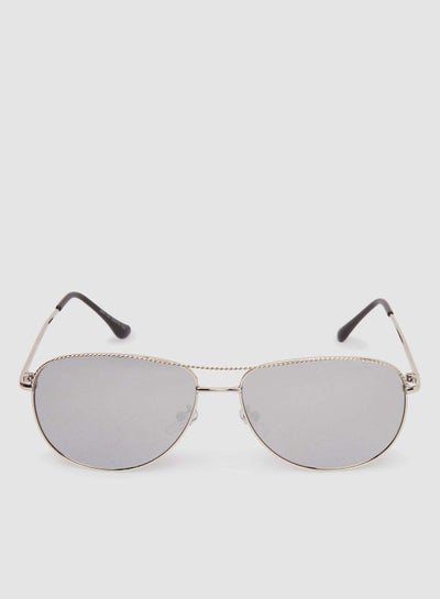 Buy Women's Sunglass With Durable Frame Lens Color Silver Frame Color Silver in Egypt