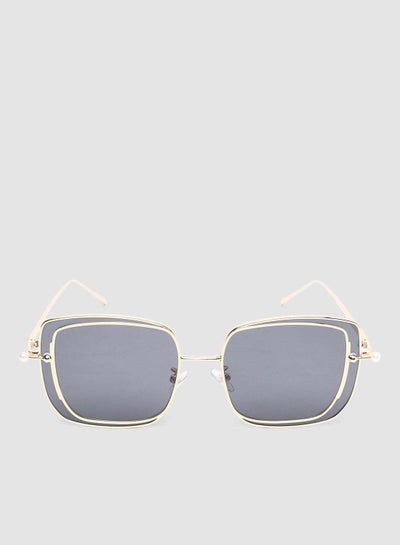 Buy Women's Sunglass With Durable Frame Lens Color Grey Frame Color Gold in Egypt